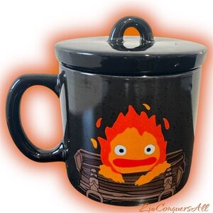 Studio Ghibli Howl's Moving Castle Calcifer Mug with Lid